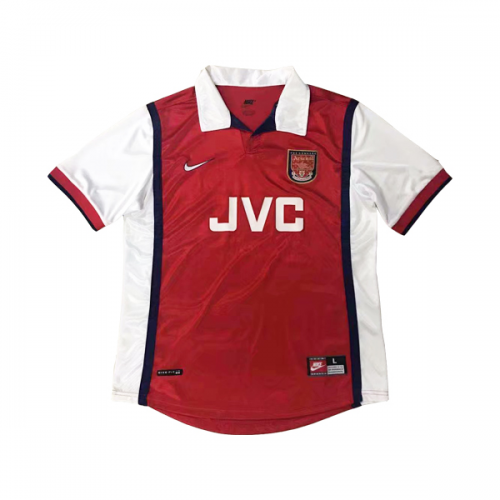 98-99 Arsenal Retro Home Kit Soccer Jersey